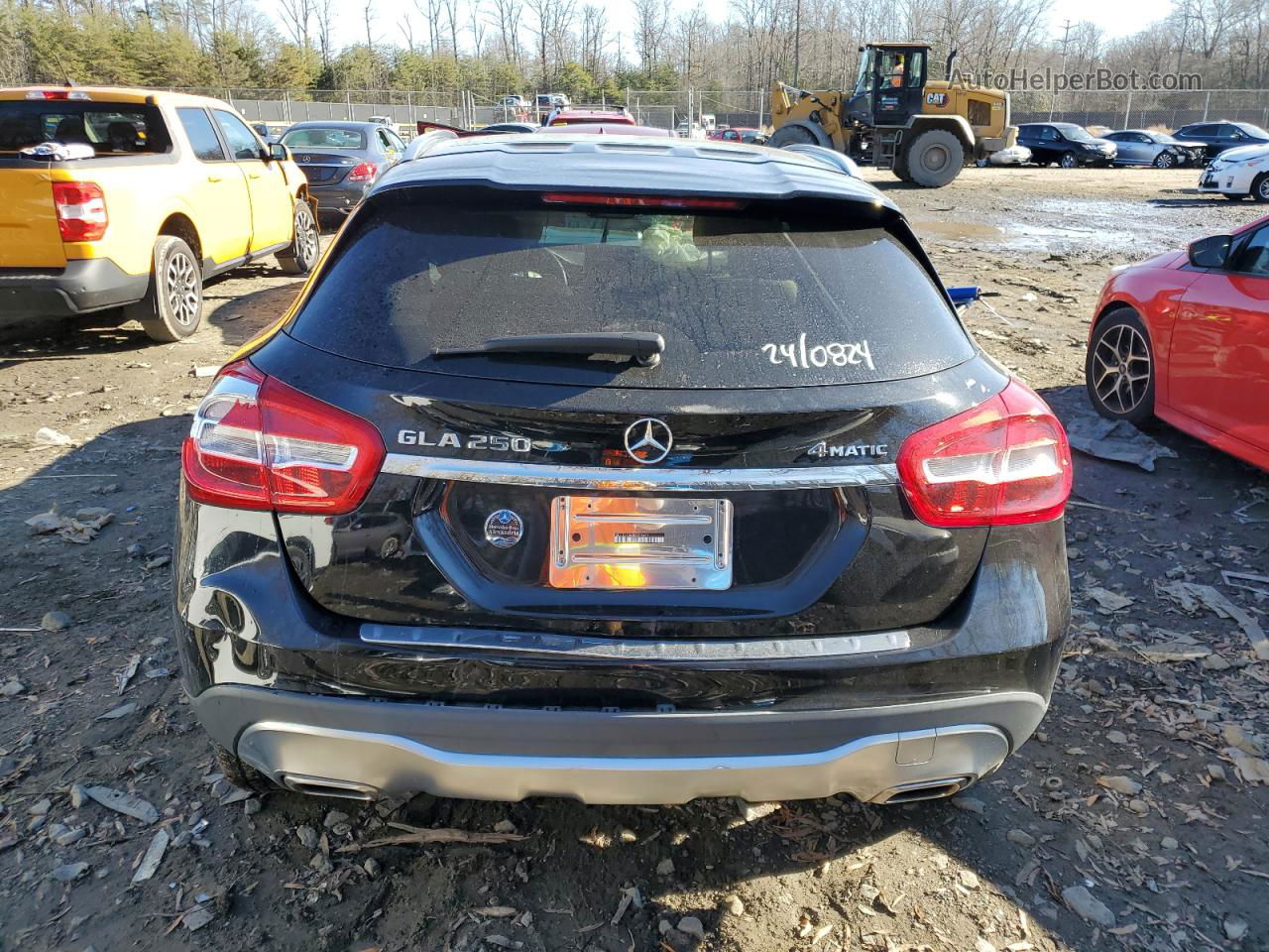 2019 Mercedes-benz Gla 250 4matic Черный vin: WDCTG4GB3KU016674