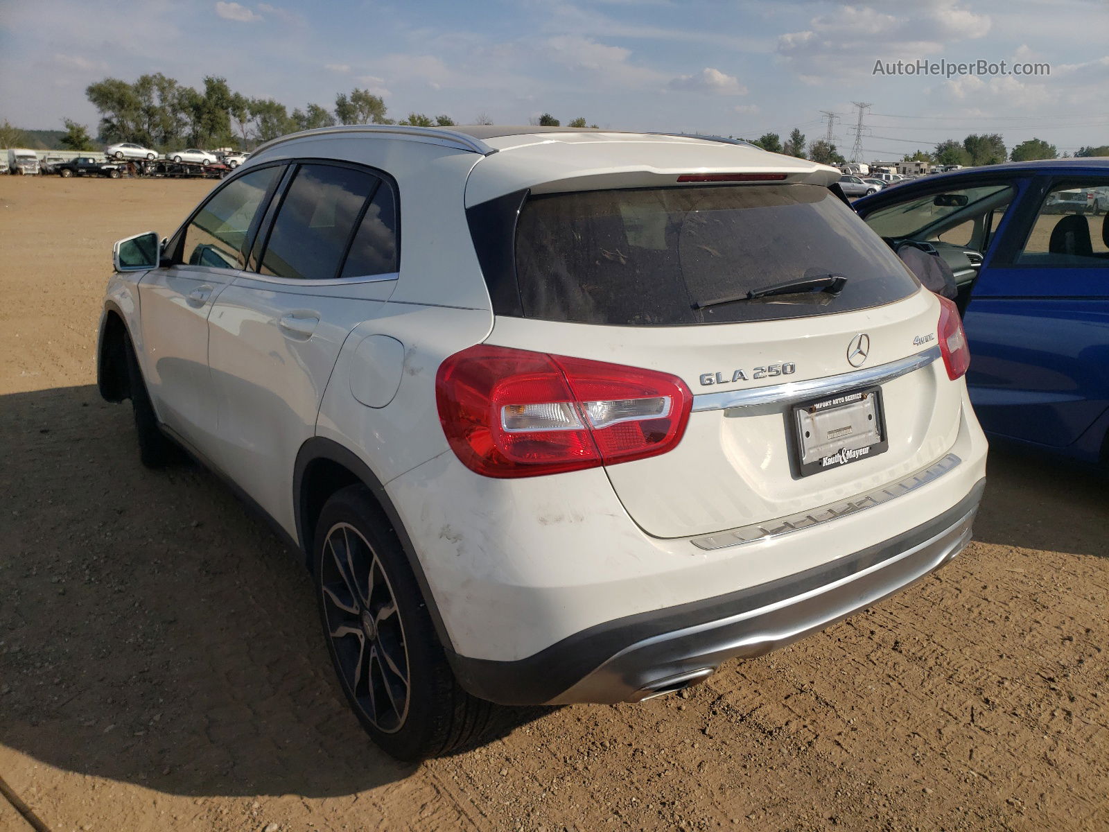 2015 Mercedes-benz Gla 250 4matic White vin: WDCTG4GB4FJ077829