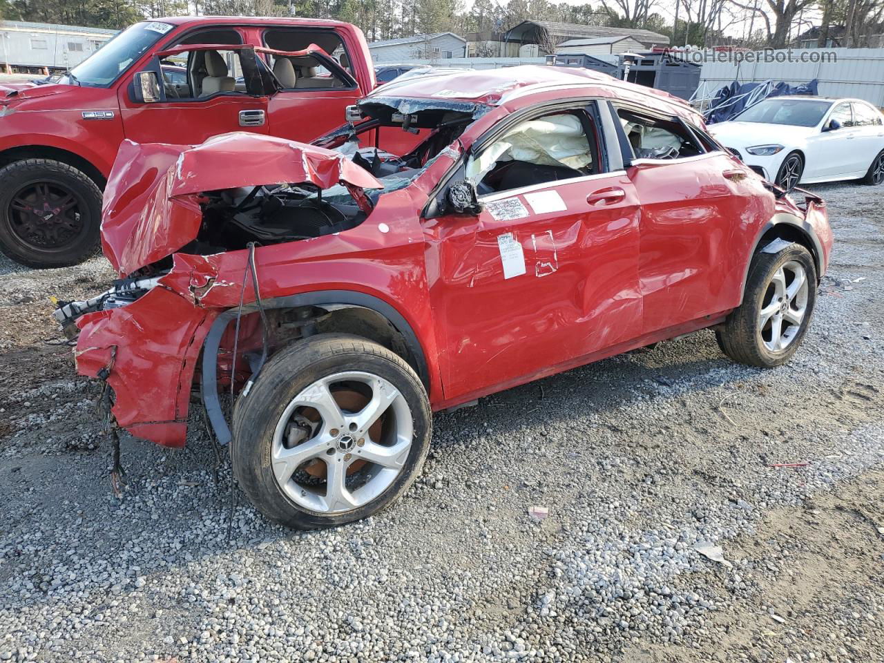 2019 Mercedes-benz Gla 250 4matic Red vin: WDCTG4GB4KJ584384