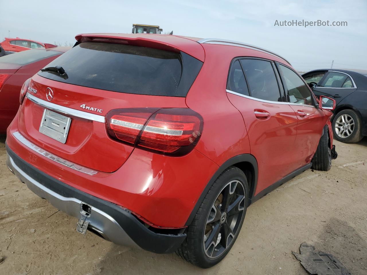 2019 Mercedes-benz Gla 250 4matic Red vin: WDCTG4GB4KU013184