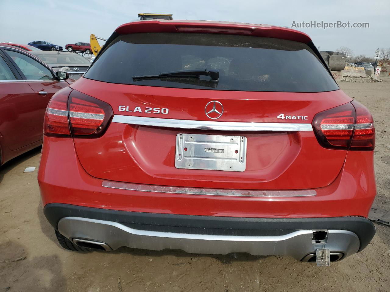 2019 Mercedes-benz Gla 250 4matic Red vin: WDCTG4GB4KU013184