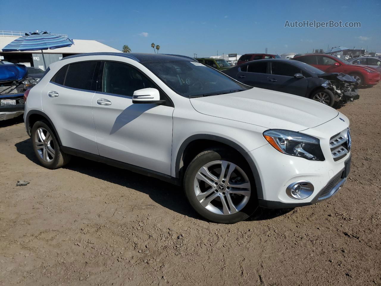 2019 Mercedes-benz Gla 250 4matic White vin: WDCTG4GB4KU013475