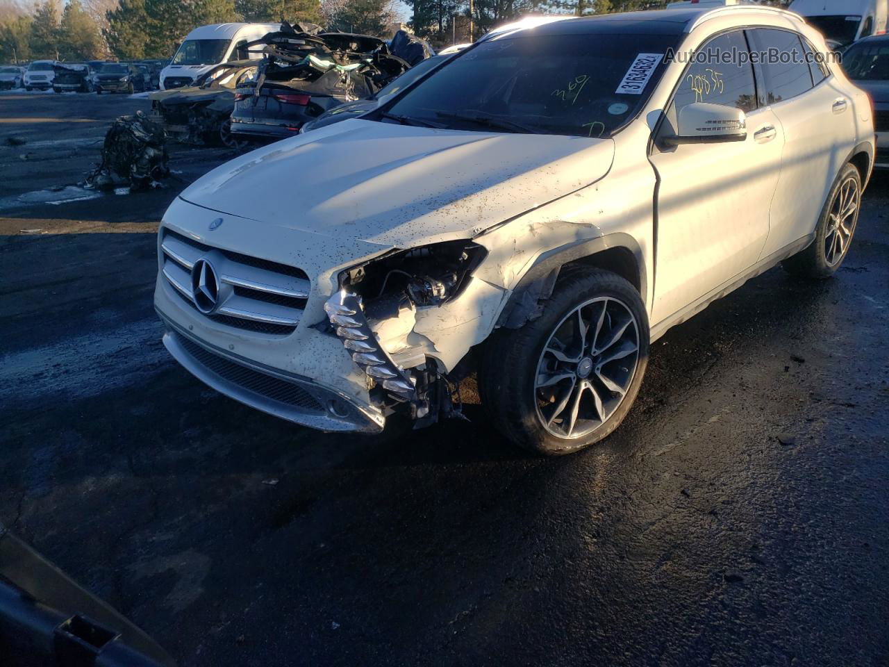 2017 Mercedes-benz Gla 250 4matic White vin: WDCTG4GB5HJ358248