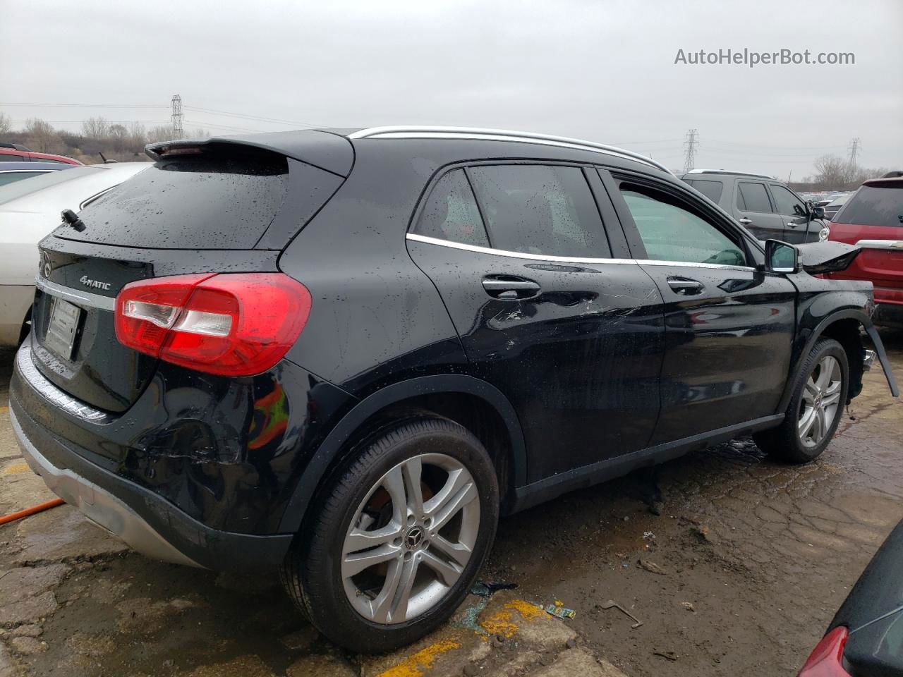 2019 Mercedes-benz Gla 250 4matic Черный vin: WDCTG4GB5KJ597578