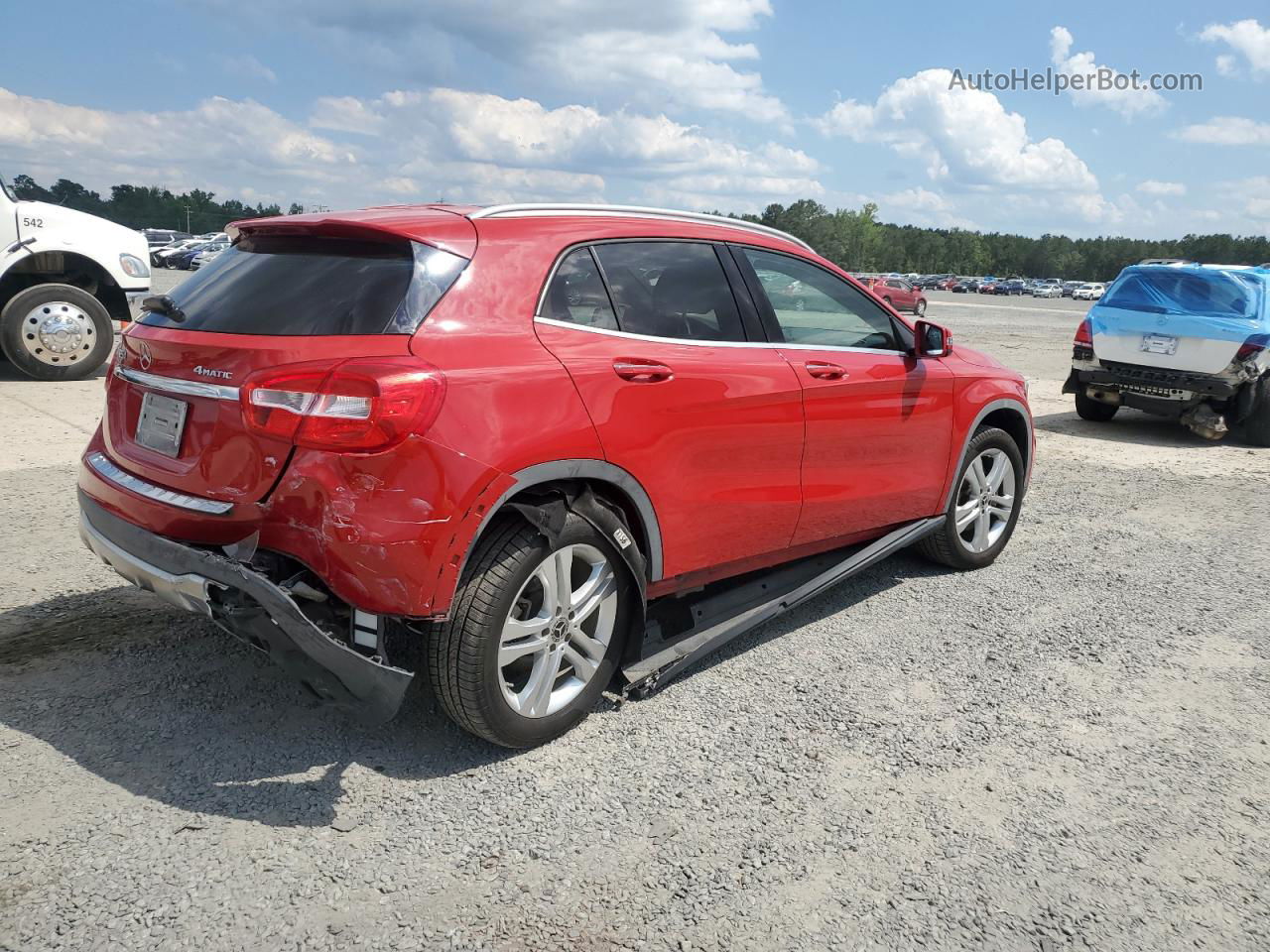 2019 Mercedes-benz Gla 250 4matic Красный vin: WDCTG4GB5KJ619725