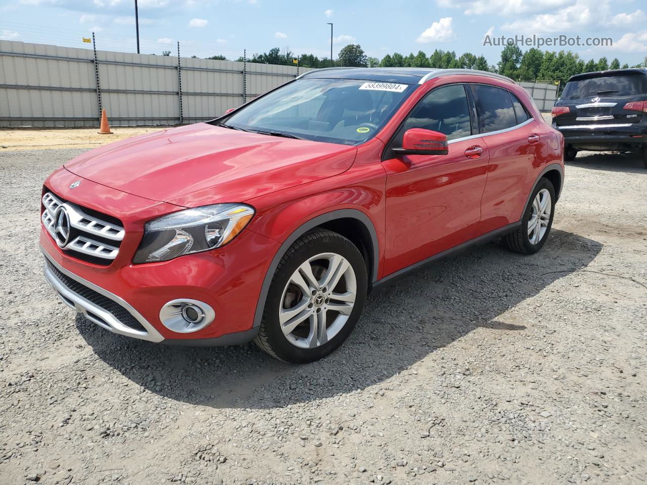 2019 Mercedes-benz Gla 250 4matic Red vin: WDCTG4GB5KJ619725