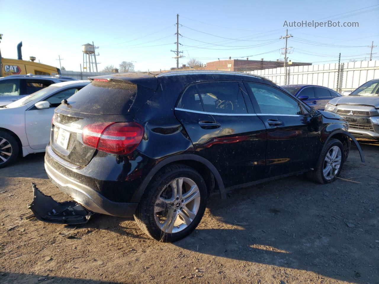 2019 Mercedes-benz Gla 250 4matic Черный vin: WDCTG4GB5KU016093