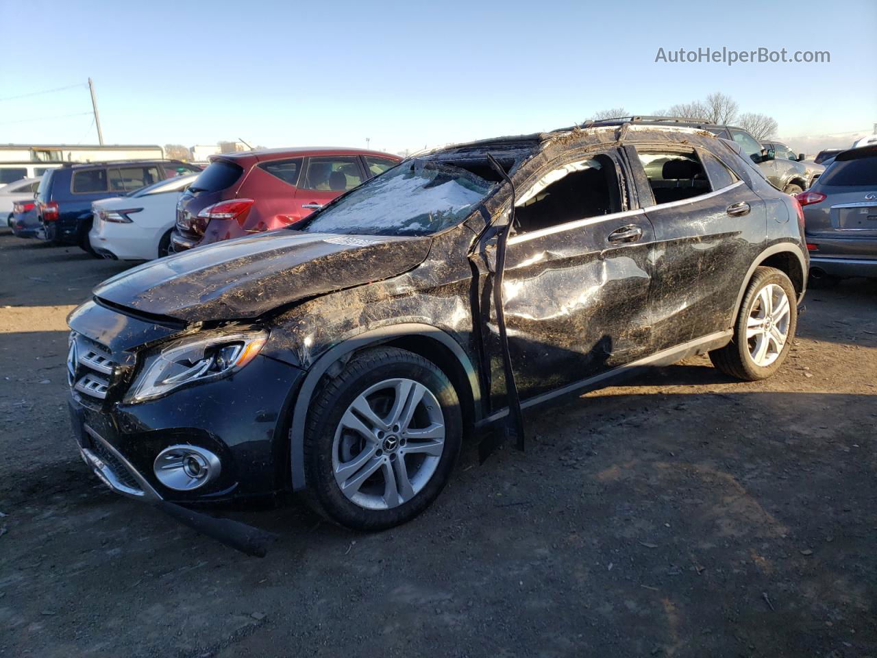 2019 Mercedes-benz Gla 250 4matic Black vin: WDCTG4GB5KU016093