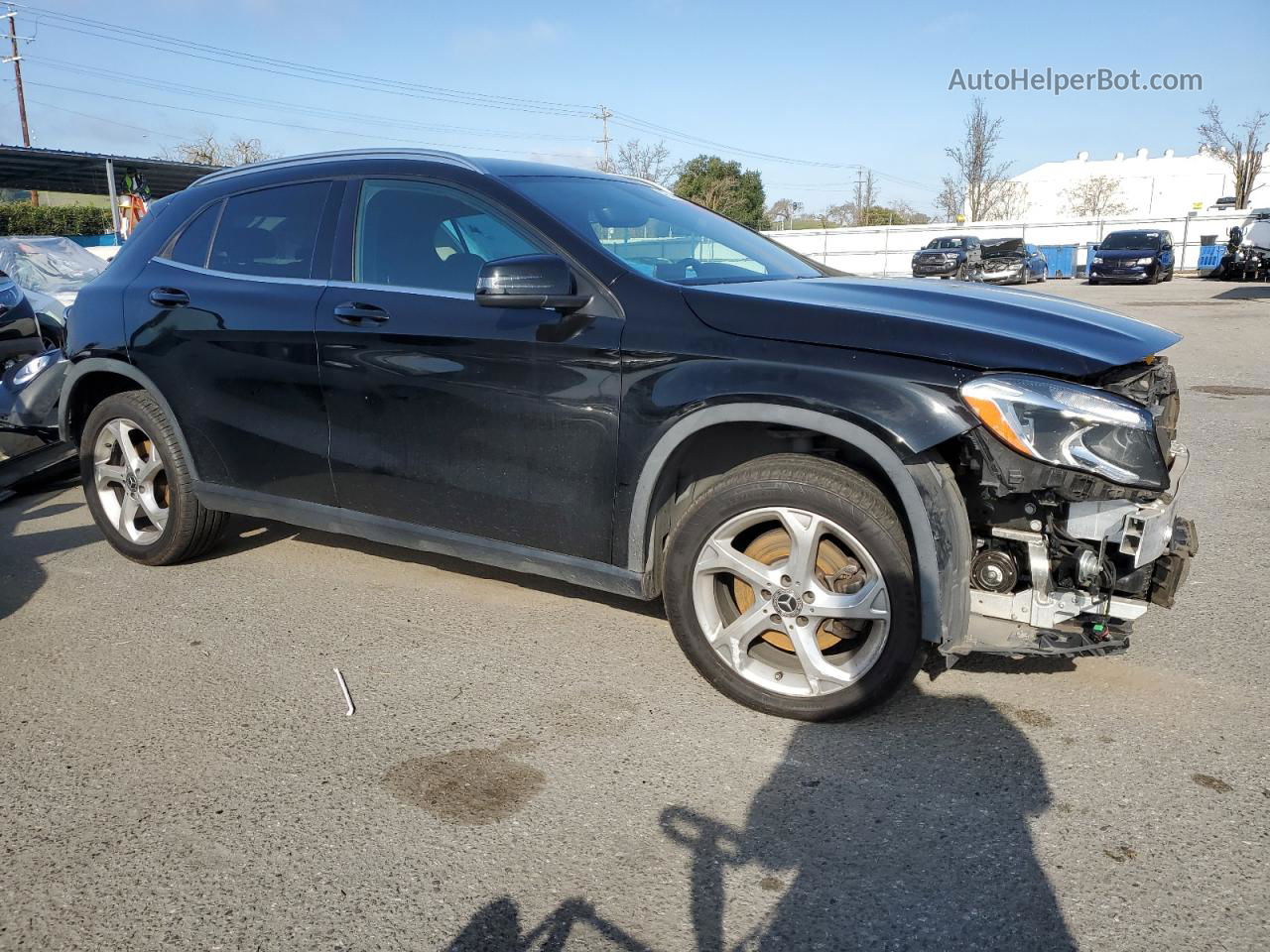 2019 Mercedes-benz Gla 250 4matic Black vin: WDCTG4GB6KJ585309