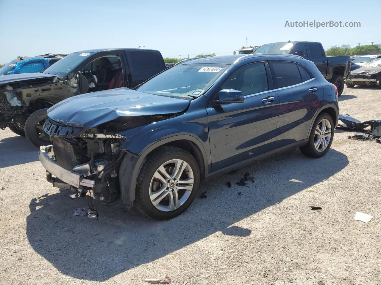 2019 Mercedes-benz Gla 250 4matic Blue vin: WDCTG4GB6KJ646710