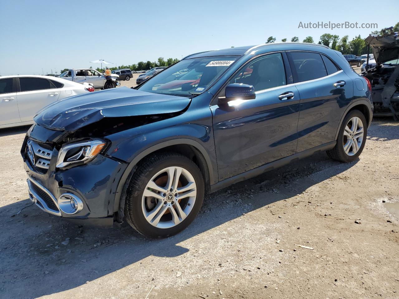 2019 Mercedes-benz Gla 250 4matic Blue vin: WDCTG4GB6KJ646710