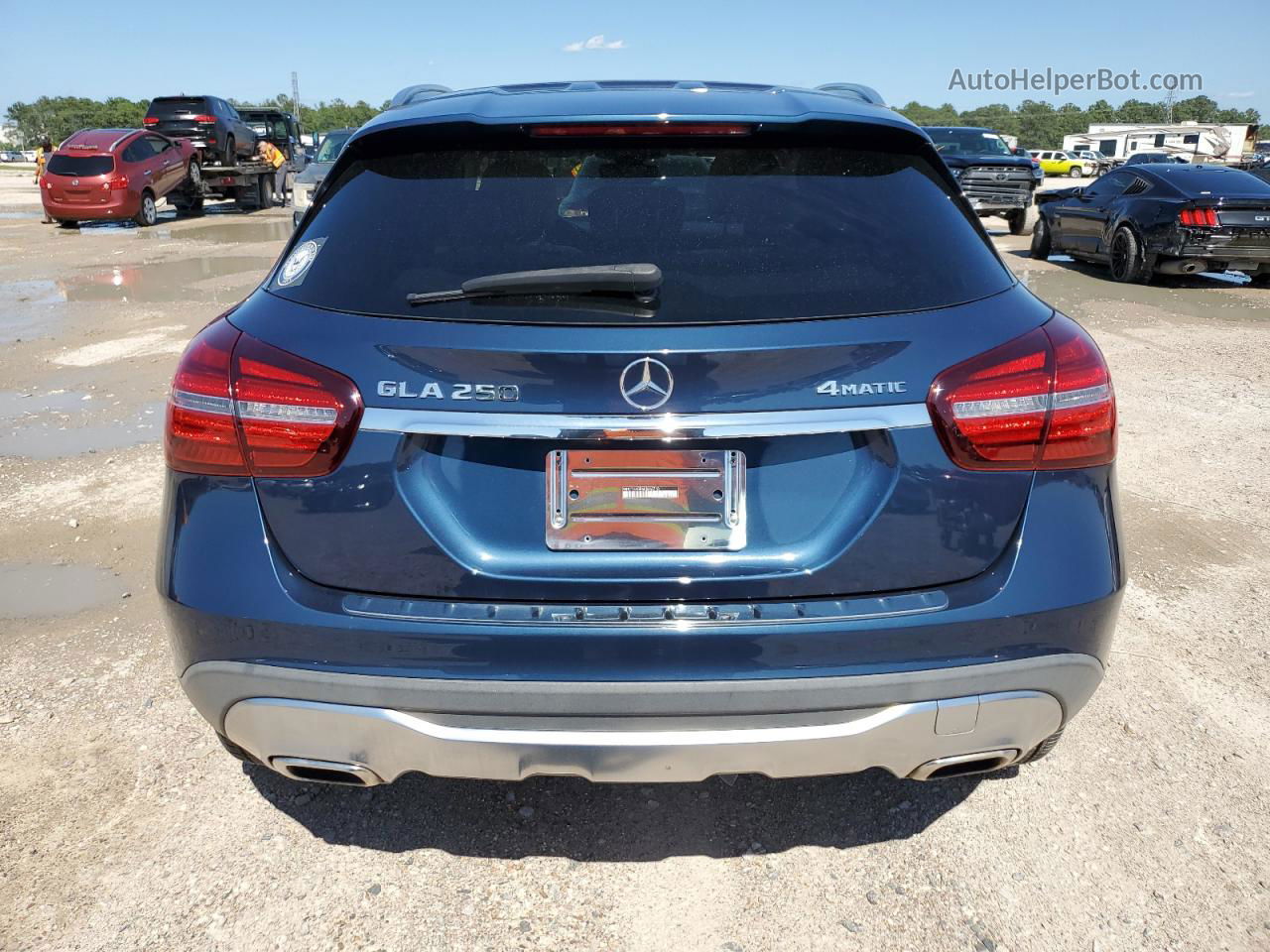 2019 Mercedes-benz Gla 250 4matic Blue vin: WDCTG4GB6KJ646710