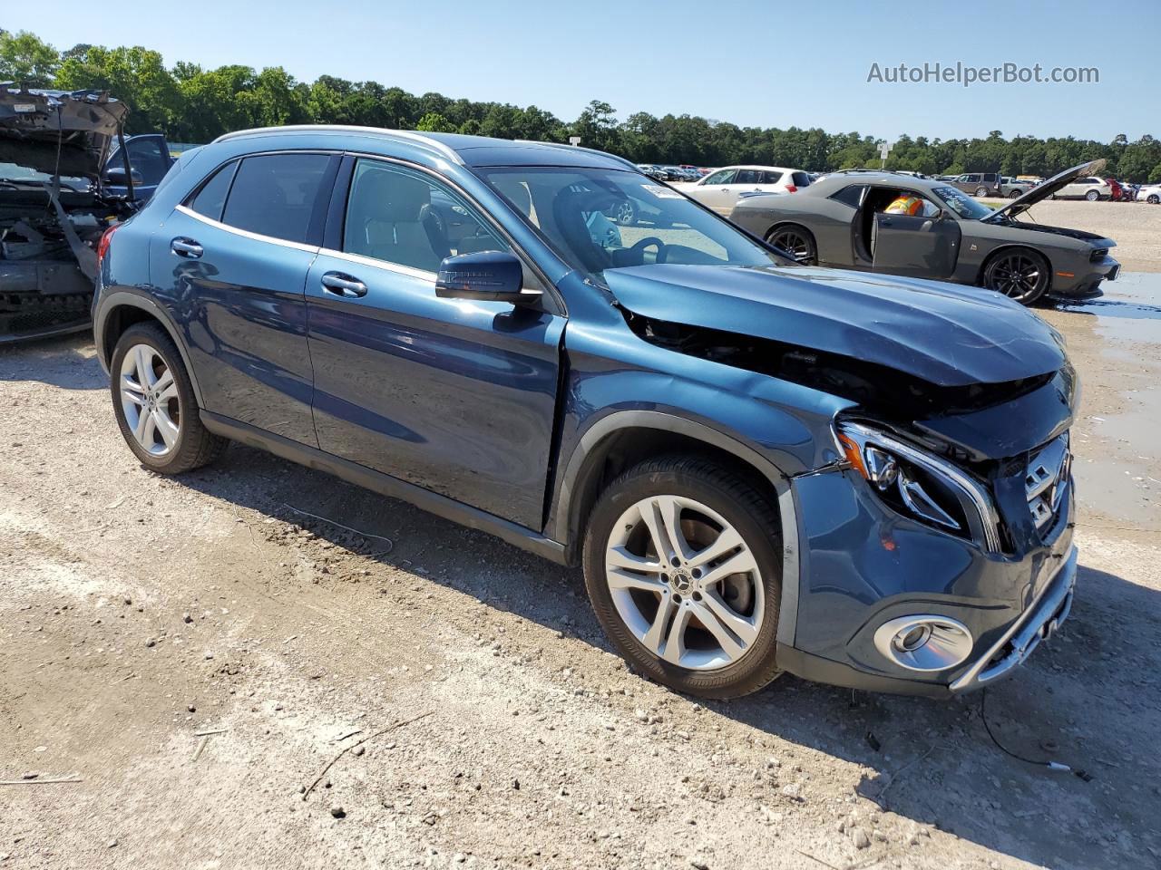 2019 Mercedes-benz Gla 250 4matic Blue vin: WDCTG4GB6KJ646710