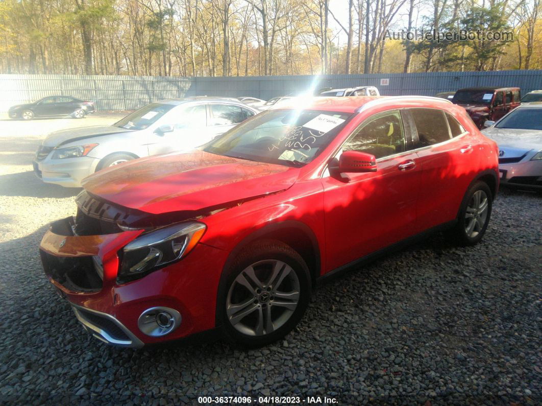 2019 Mercedes-benz Gla Gla 250 Red vin: WDCTG4GB6KU013560