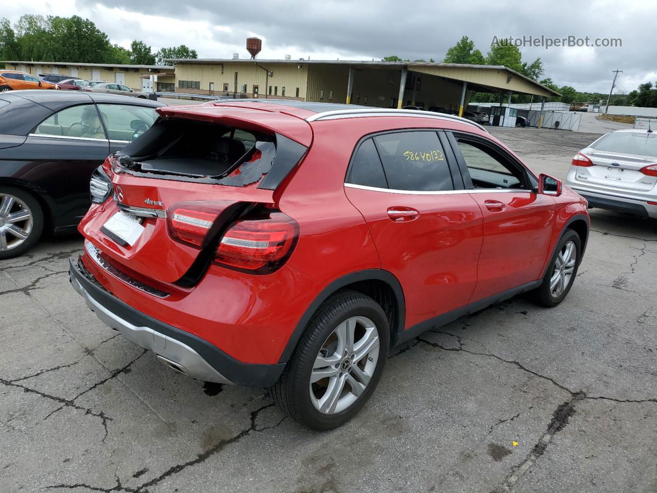 2019 Mercedes-benz Gla 250 4matic Red vin: WDCTG4GB7KJ630581