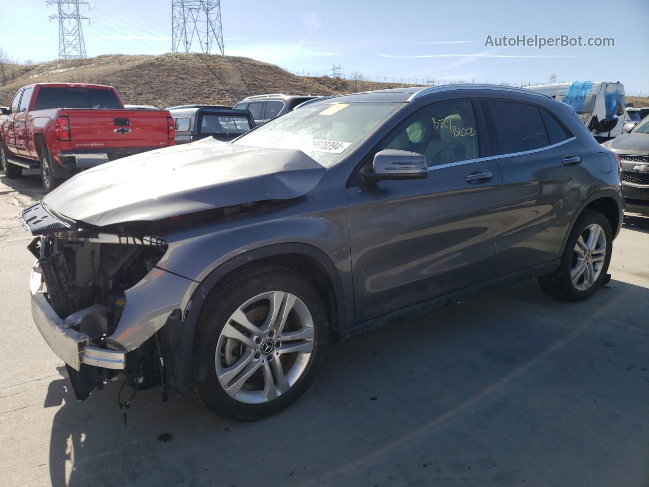 2019 Mercedes-benz Gla 250 4matic Gray vin: WDCTG4GB8KJ586204