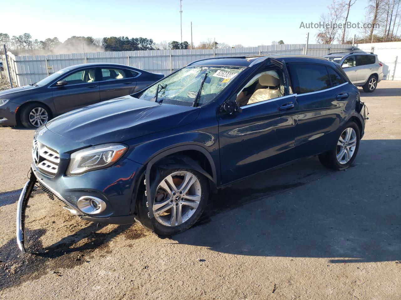 2019 Mercedes-benz Gla 250 4matic Blue vin: WDCTG4GB8KJ631982