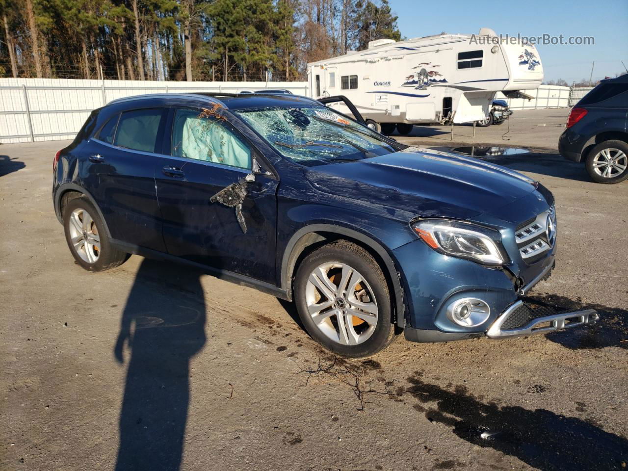 2019 Mercedes-benz Gla 250 4matic Blue vin: WDCTG4GB8KJ631982