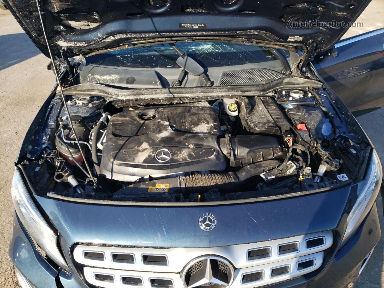 2019 Mercedes-benz Gla 250 4matic Синий vin: WDCTG4GB8KJ631982