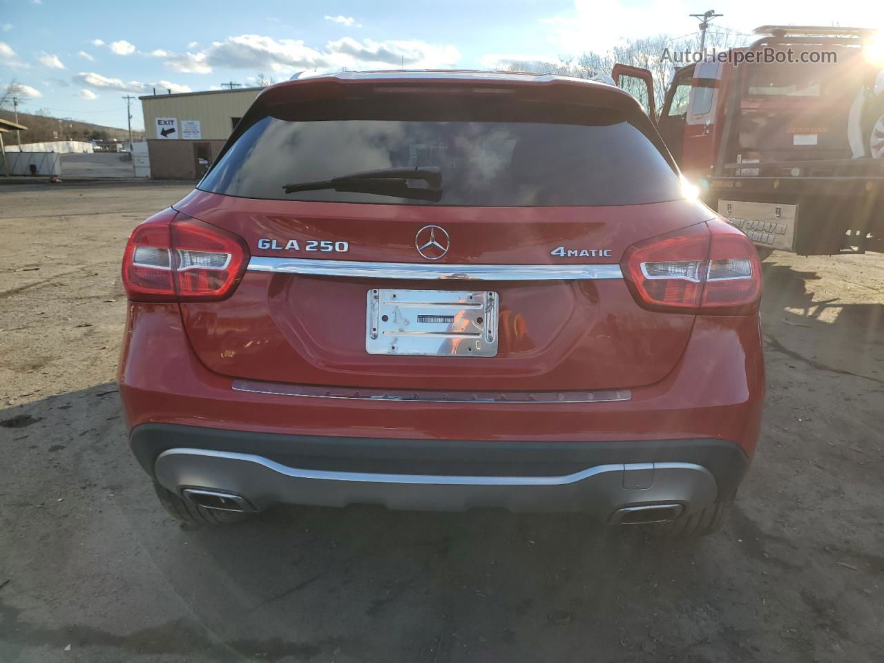 2019 Mercedes-benz Gla 250 4matic Red vin: WDCTG4GB9KU003914