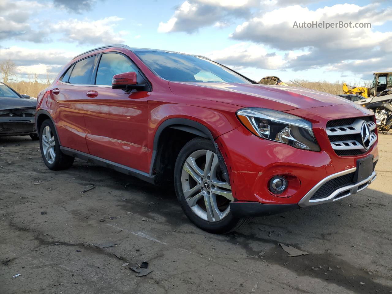 2019 Mercedes-benz Gla 250 4matic Red vin: WDCTG4GB9KU003914