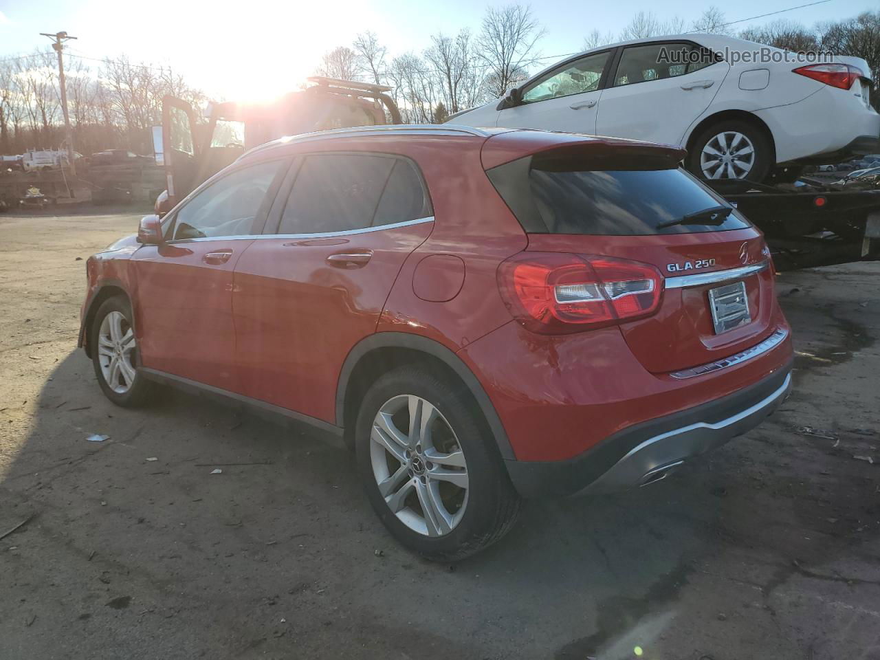 2019 Mercedes-benz Gla 250 4matic Red vin: WDCTG4GB9KU003914