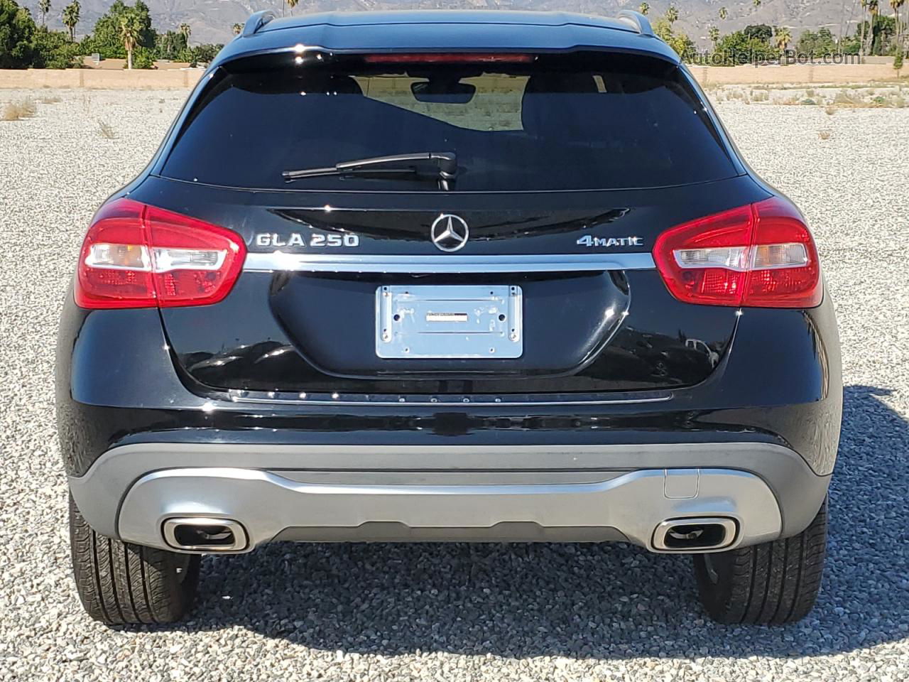 2019 Mercedes-benz Gla 250 4matic Black vin: WDCTG4GB9KU007171