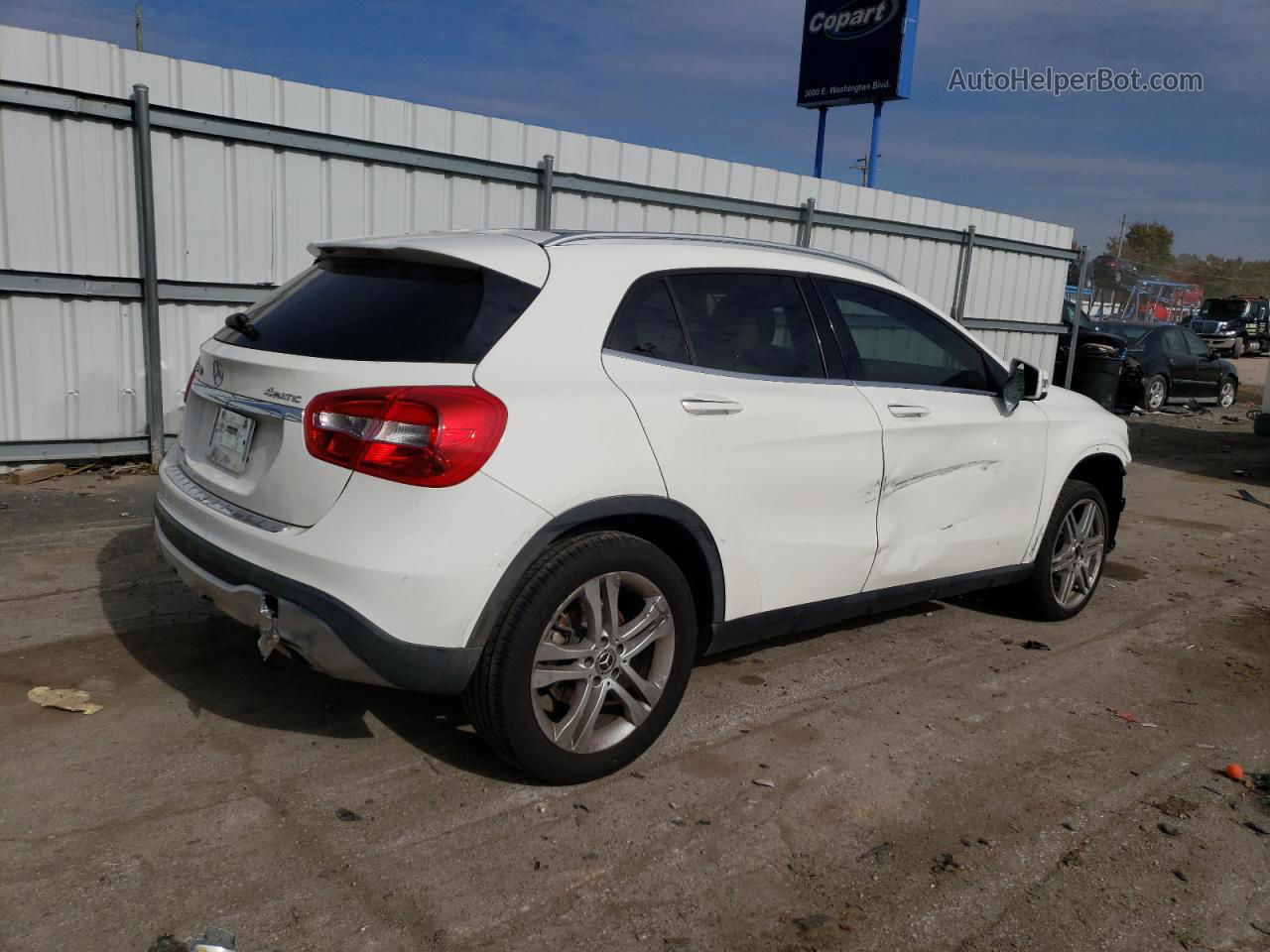 2019 Mercedes-benz Gla 250 4matic White vin: WDCTG4GB9KU017392