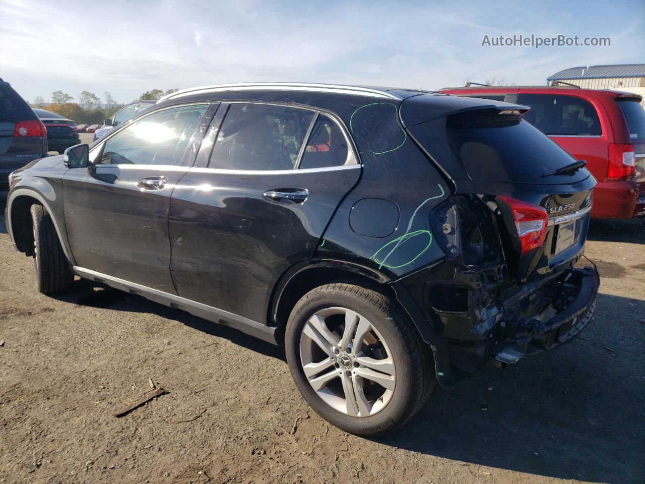 2019 Mercedes-benz Gla 250 4matic Black vin: WDCTG4GBXKJ612964