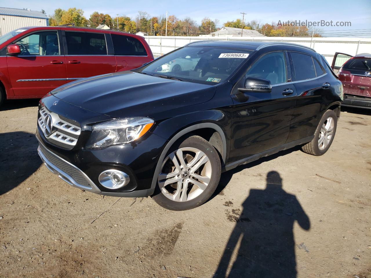 2019 Mercedes-benz Gla 250 4matic Black vin: WDCTG4GBXKJ612964