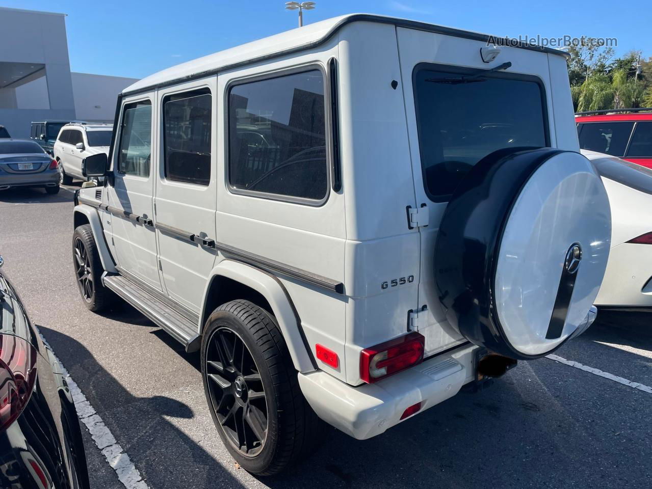 2014 Mercedes-benz G 550 Белый vin: WDCYC3HF4EX214275