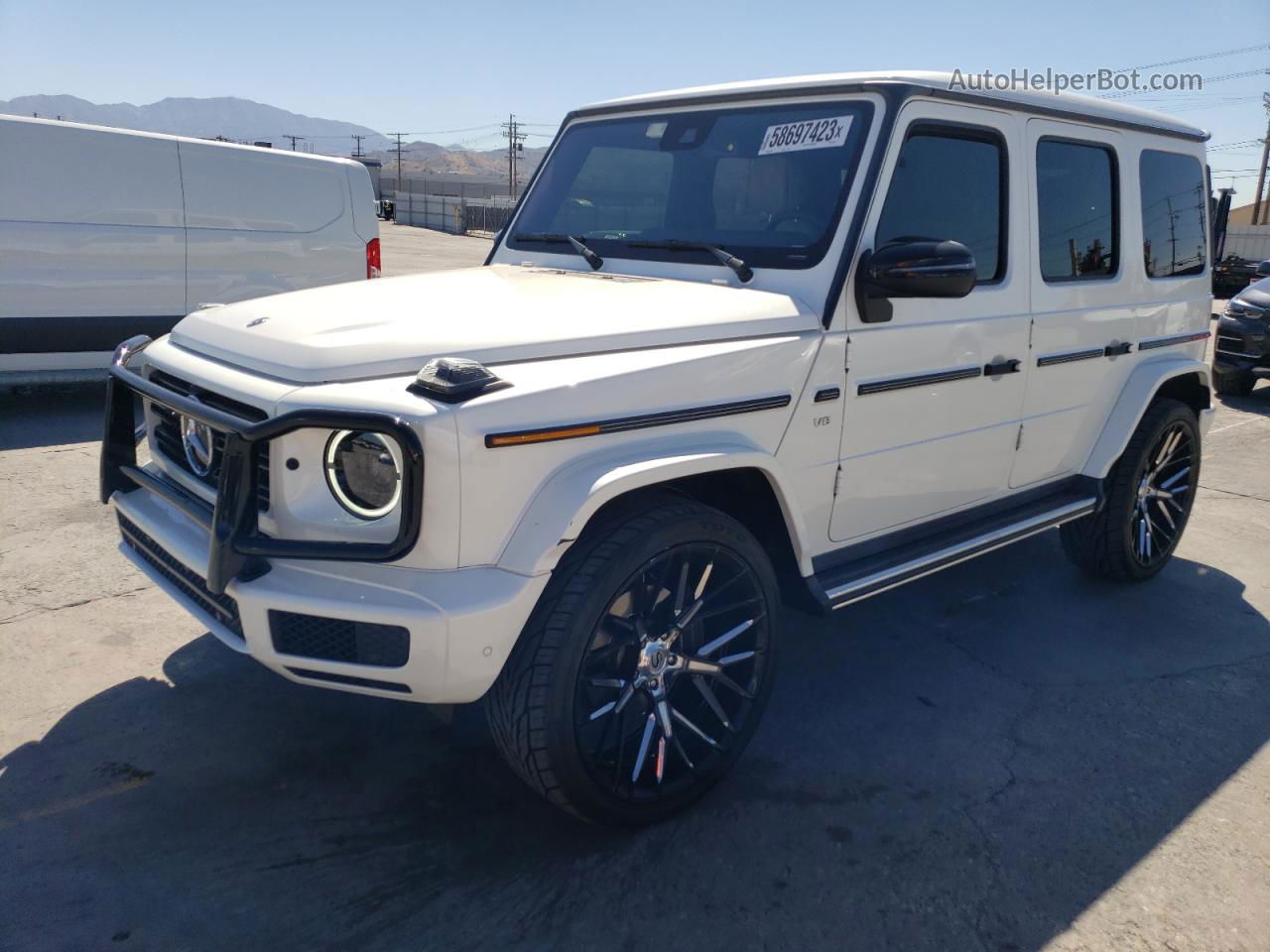 2019 Mercedes-benz G 550 White vin: WDCYC6BJ5KX329722