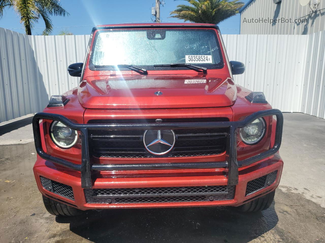 2019 Mercedes-benz G 550 Красный vin: WDCYC6BJ9KX330498