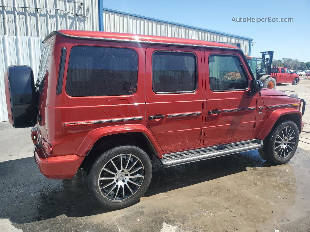 2019 Mercedes-benz G 550 Красный vin: WDCYC6BJ9KX330498