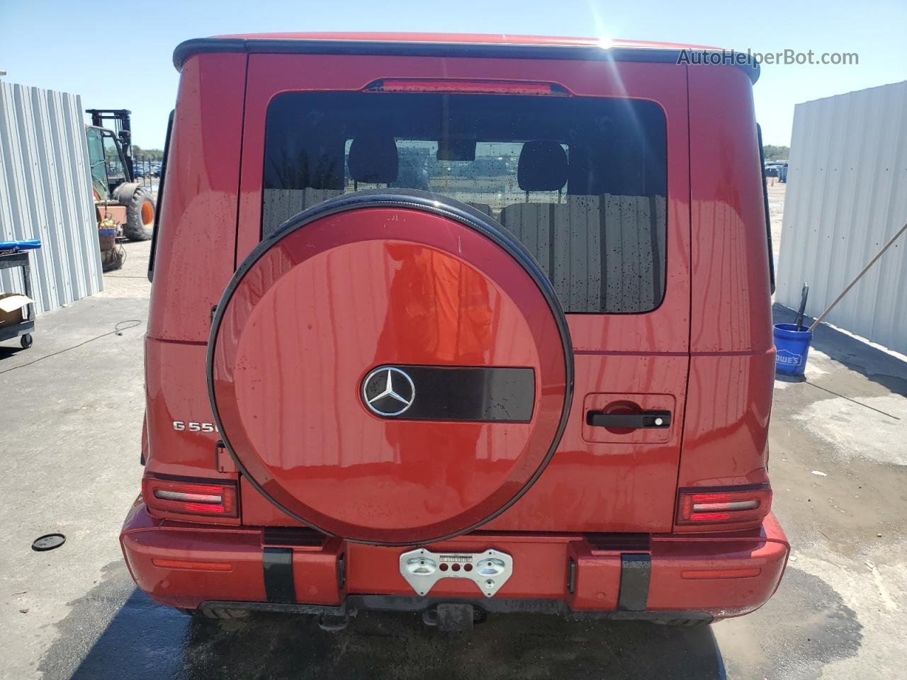 2019 Mercedes-benz G 550 Red vin: WDCYC6BJ9KX330498