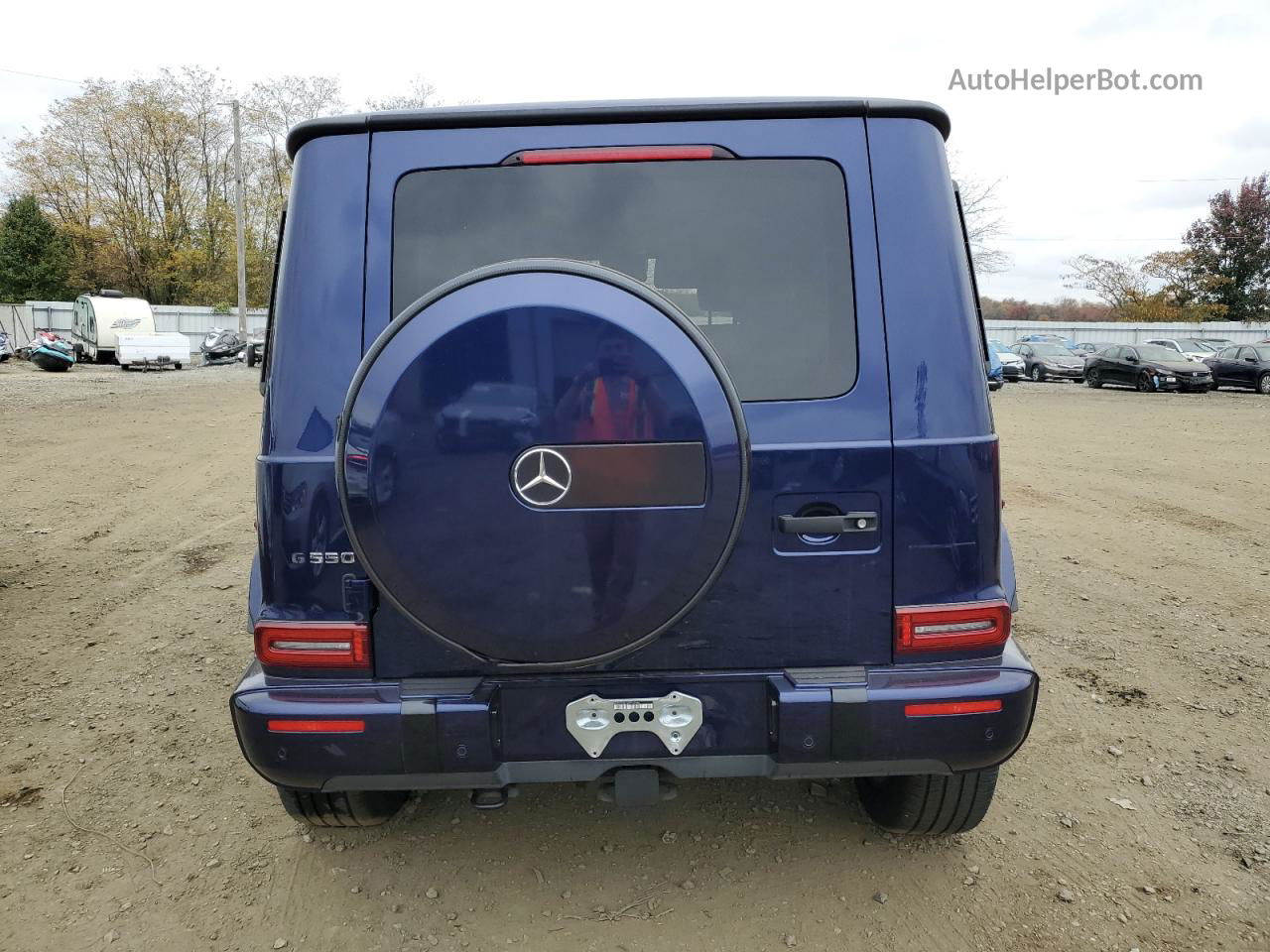 2019 Mercedes-benz G 550 Синий vin: WDCYC6BJXKX309806