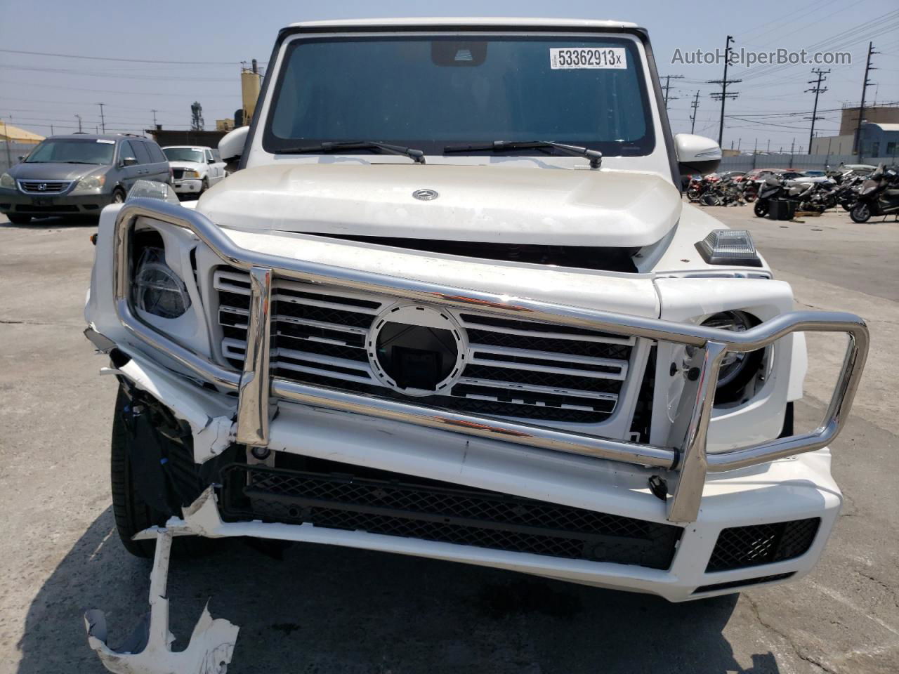 2019 Mercedes-benz G 550 White vin: WDCYC6BJXKX325410