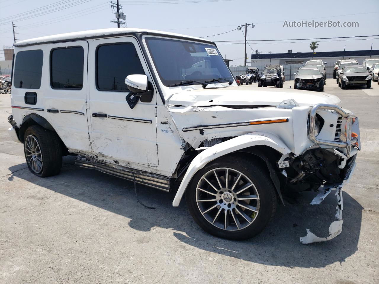 2019 Mercedes-benz G 550 White vin: WDCYC6BJXKX325410