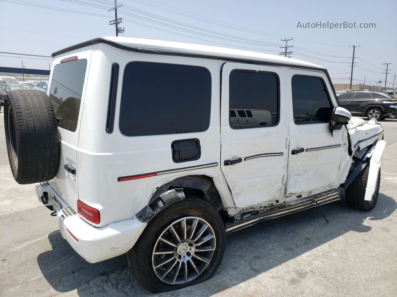 2019 Mercedes-benz G 550 White vin: WDCYC6BJXKX325410