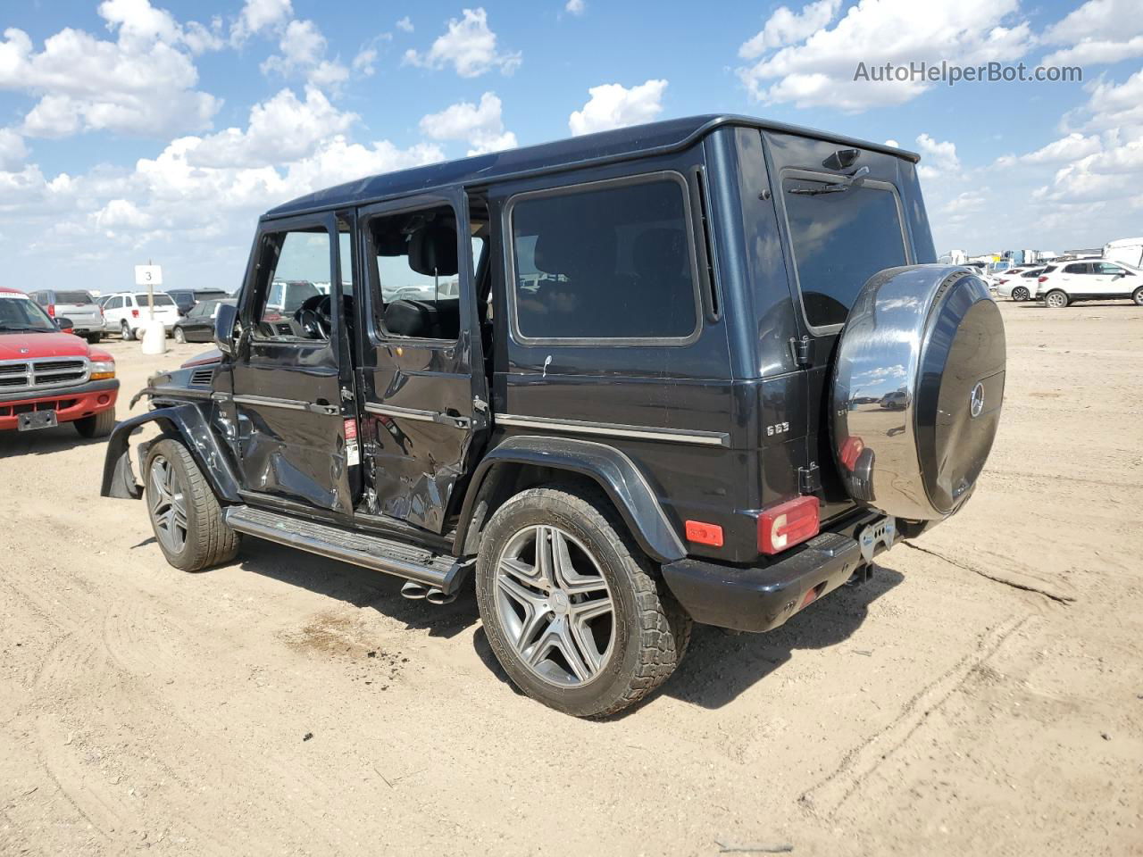 2014 Mercedes-benz G 63 Amg Черный vin: WDCYC7DF1EX220595