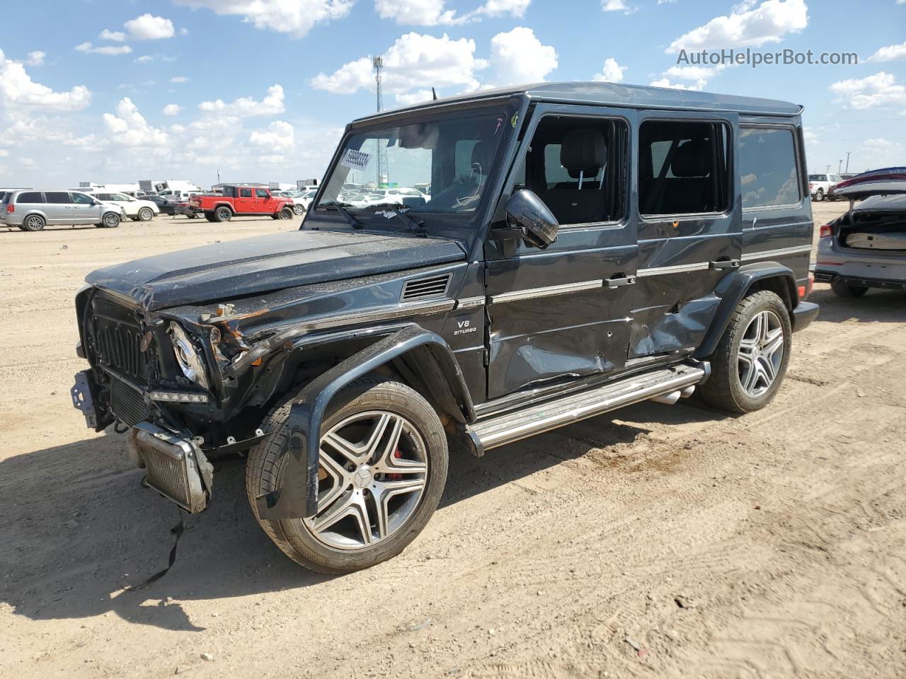 2014 Mercedes-benz G 63 Amg Черный vin: WDCYC7DF1EX220595