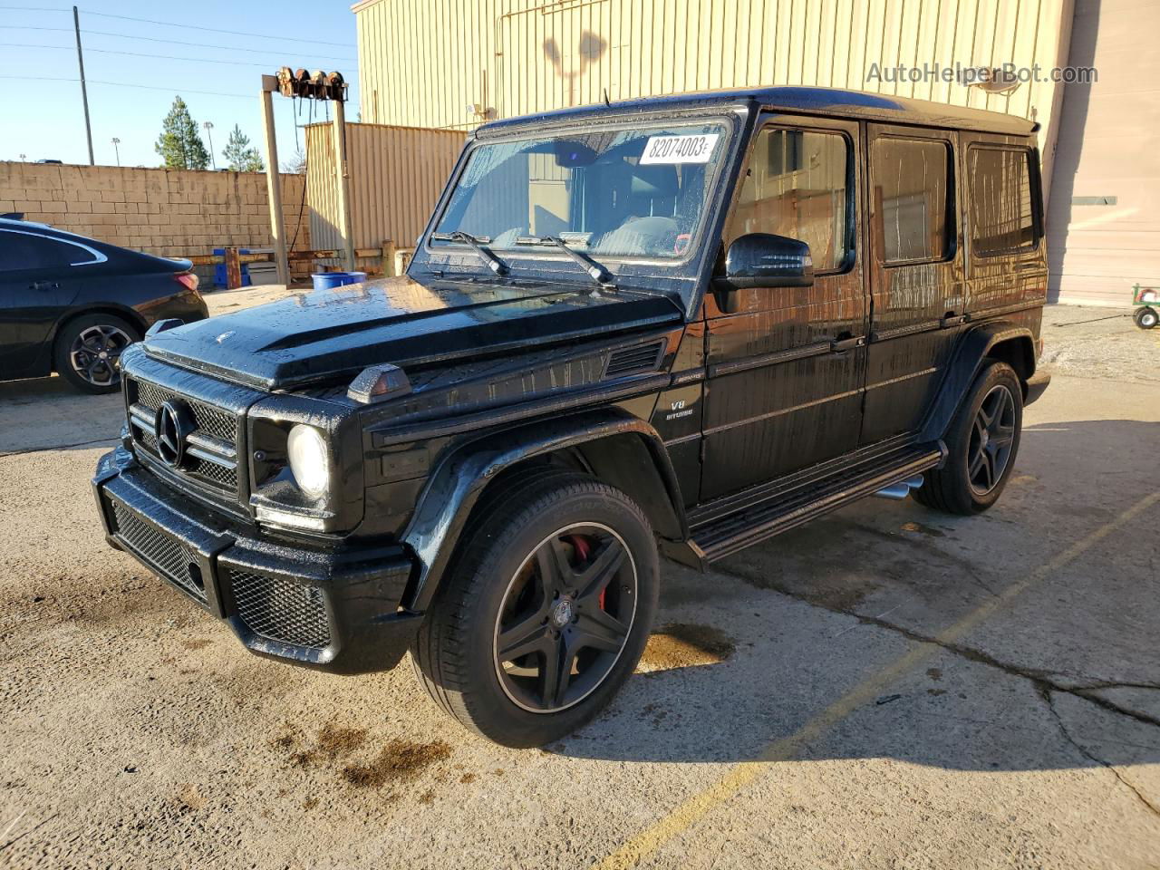 2014 Mercedes-benz G 63 Amg Черный vin: WDCYC7DF4EX224320