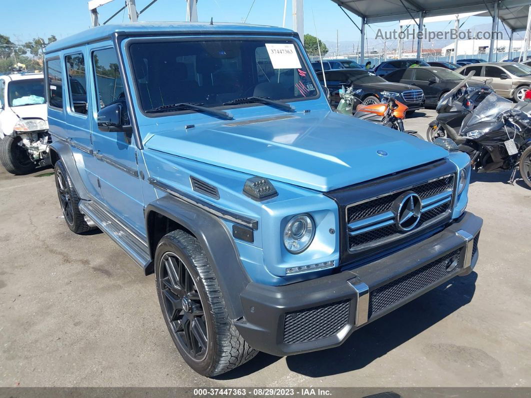 2014 Mercedes-benz G-class G 63 Amg Светло-синий vin: WDCYC7DF5EX217568