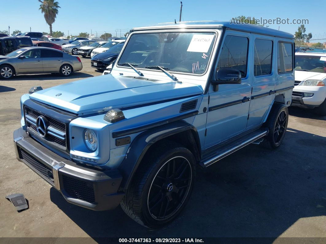 2014 Mercedes-benz G-class G 63 Amg Light Blue vin: WDCYC7DF5EX217568