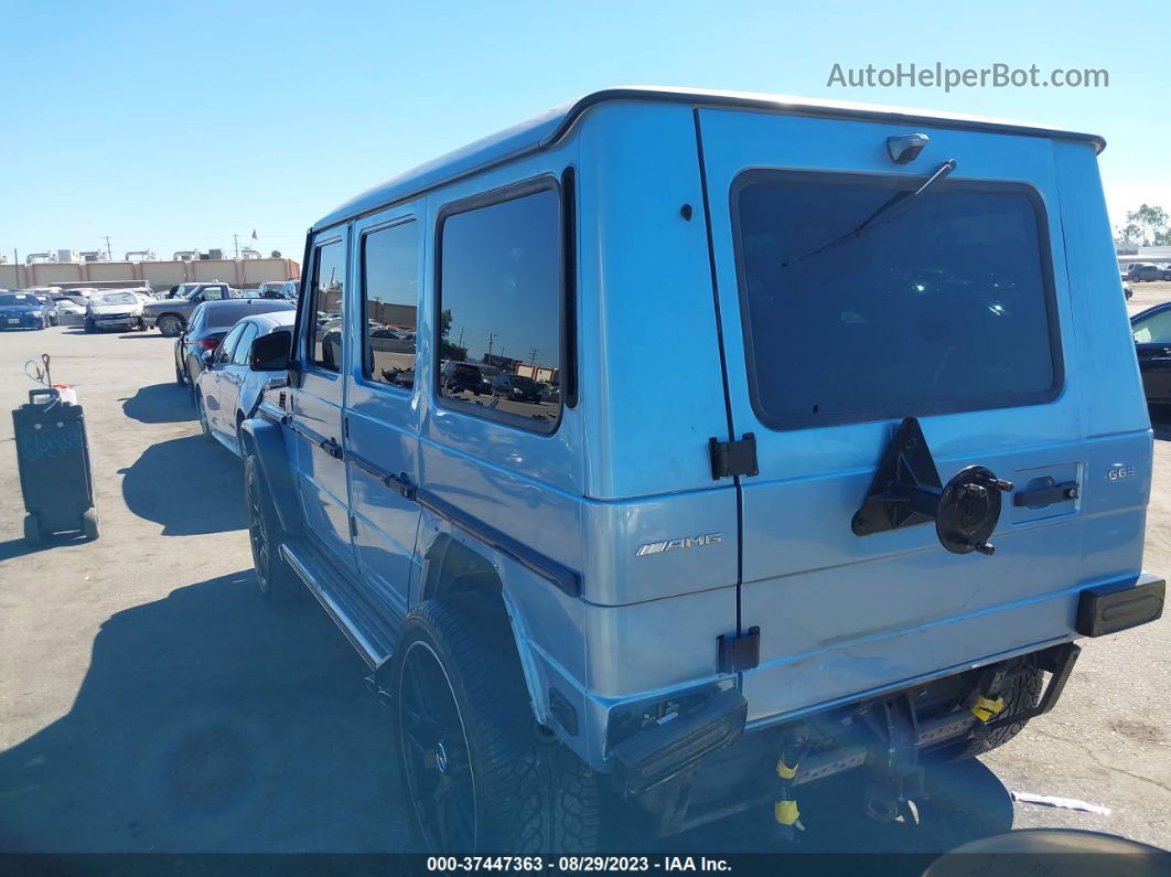 2014 Mercedes-benz G-class G 63 Amg Светло-синий vin: WDCYC7DF5EX217568