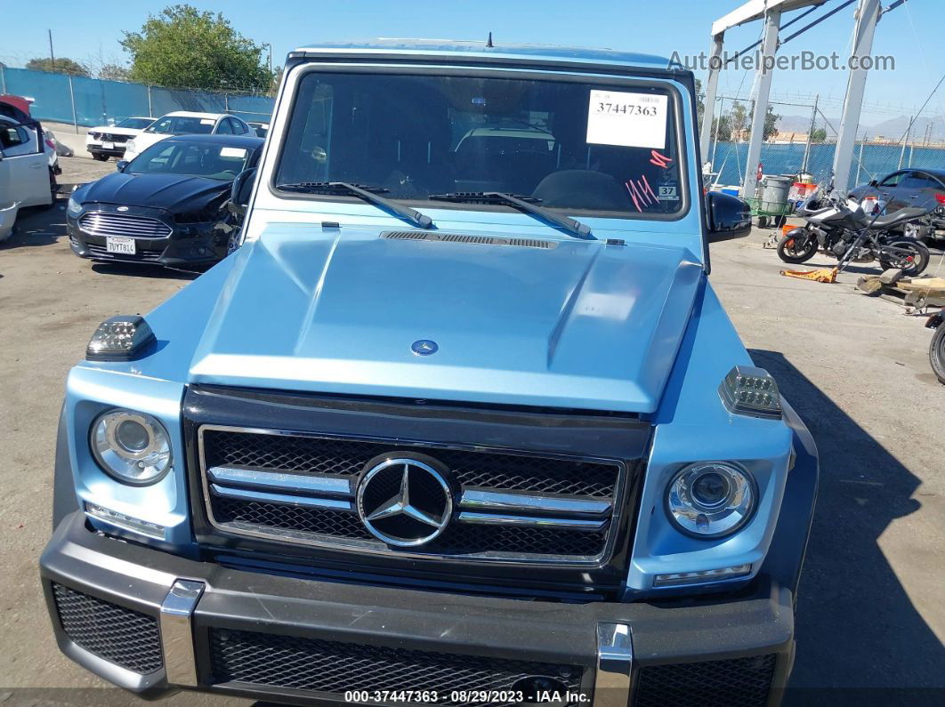 2014 Mercedes-benz G-class G 63 Amg Светло-синий vin: WDCYC7DF5EX217568