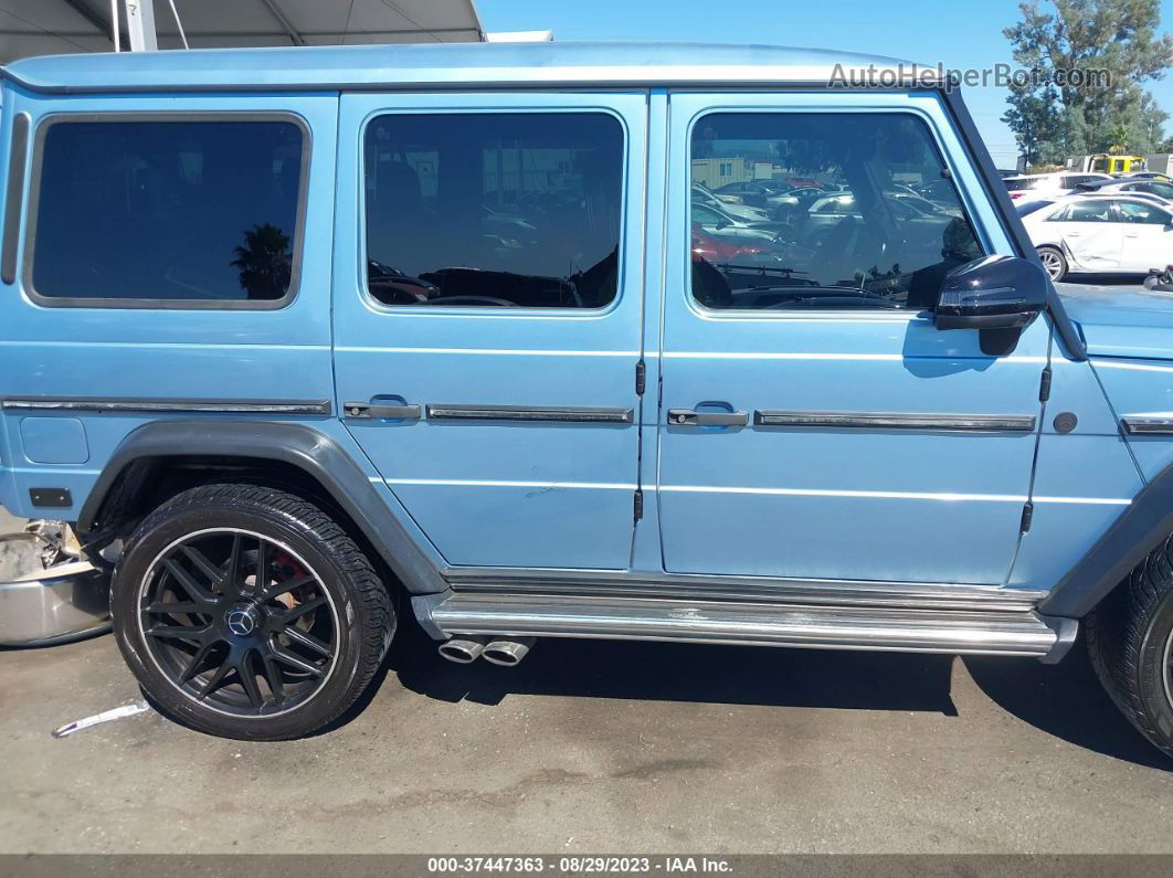 2014 Mercedes-benz G-class G 63 Amg Светло-синий vin: WDCYC7DF5EX217568