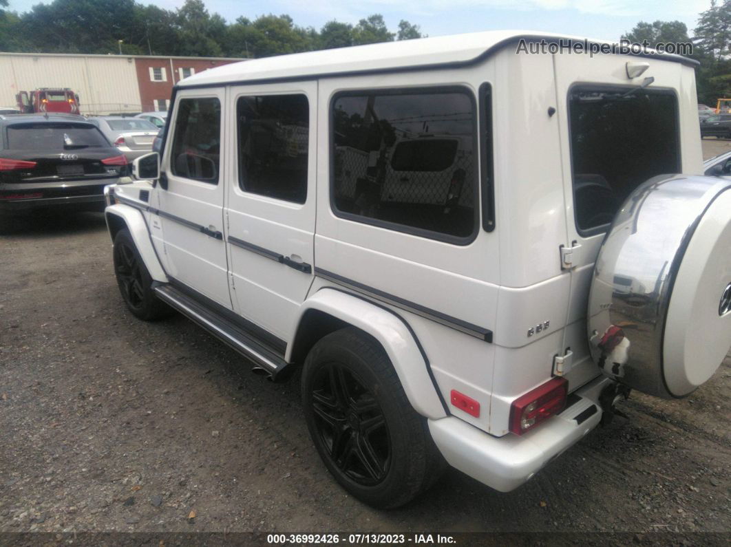 2014 Mercedes-benz G-class G 63 Amg White vin: WDCYC7DF6EX215120