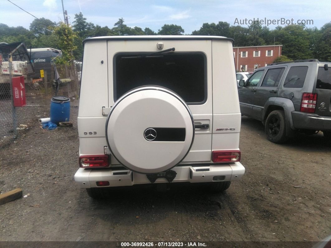 2014 Mercedes-benz G-class G 63 Amg White vin: WDCYC7DF6EX215120