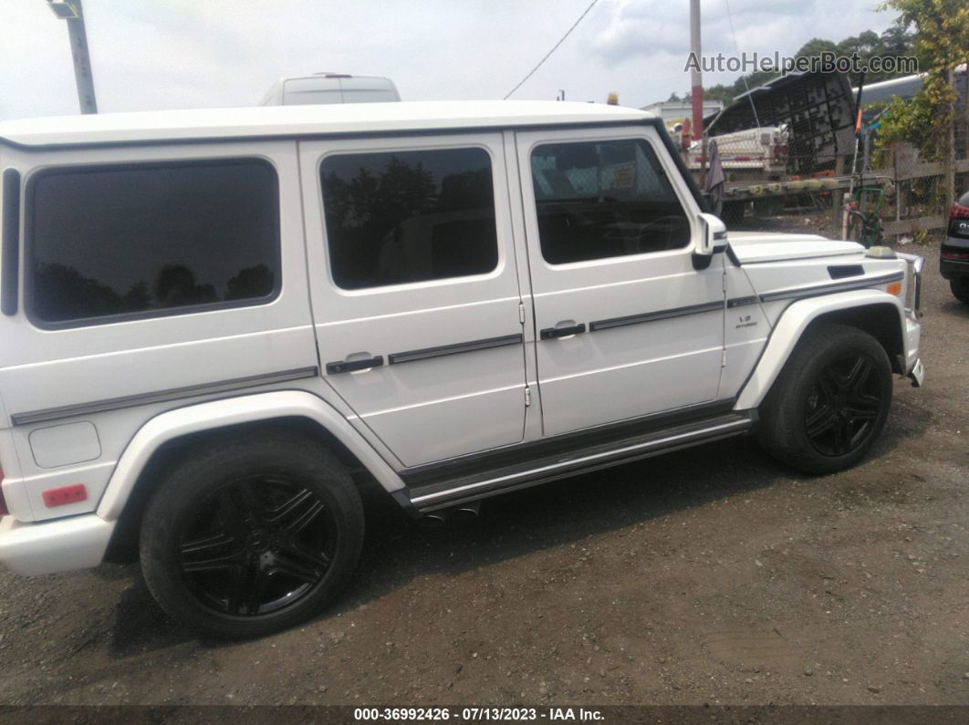 2014 Mercedes-benz G-class G 63 Amg White vin: WDCYC7DF6EX215120